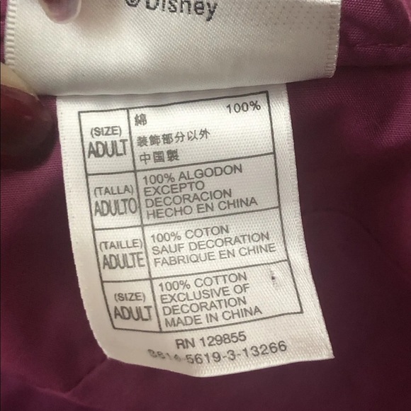 Disney Baseball Hat Cap Beaded Purple Walt Disney World Parks Authentic Original - Picture 7 of 10